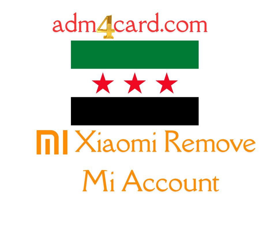 Xiaomi Mi Account Unlock Service {{{Syria}}} Clean IMEIs