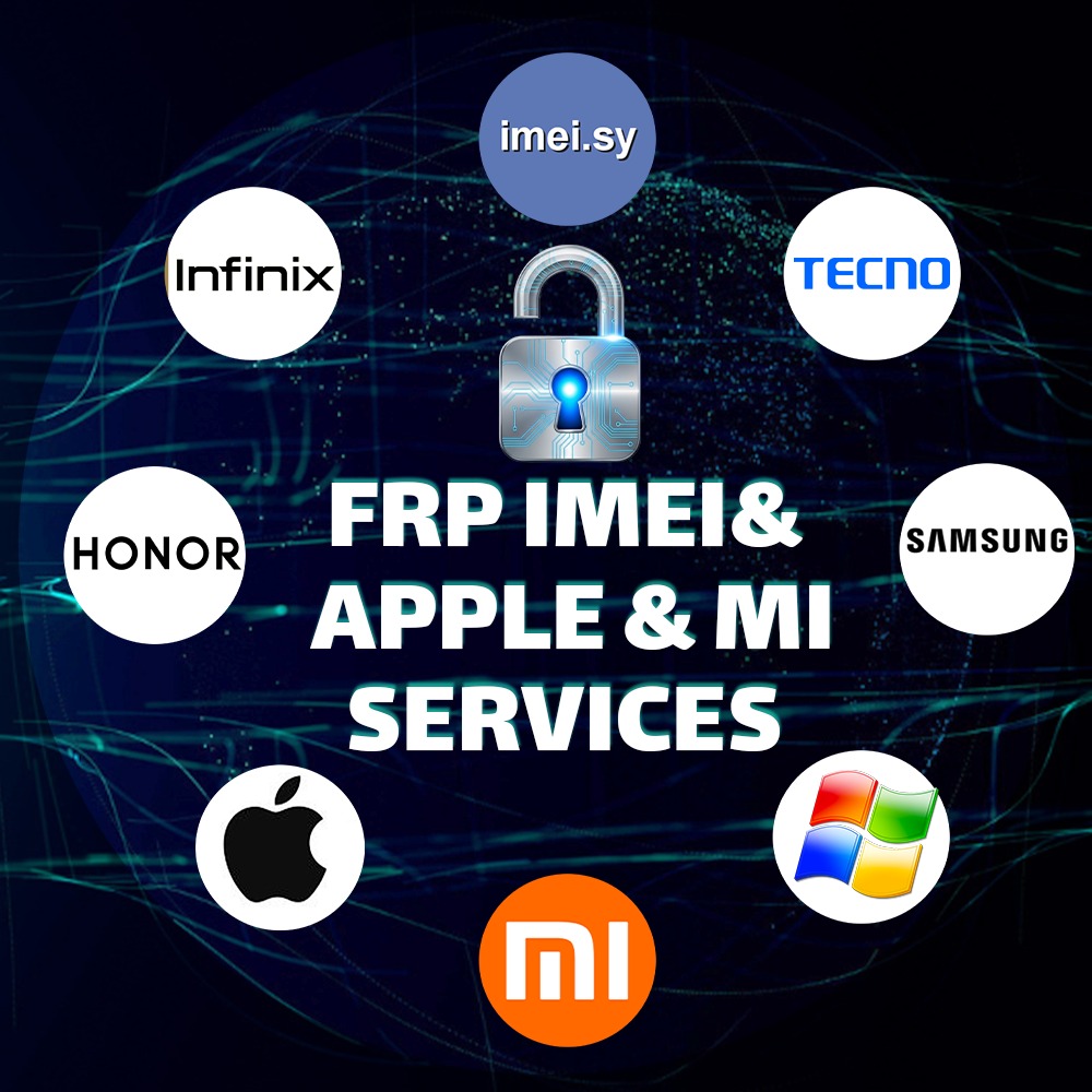 SERVICES FRP IMEI & APPLE & MI